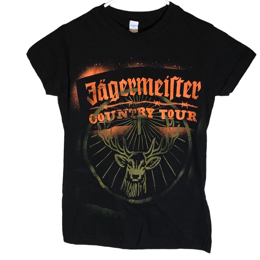Jagermeister Concert Tour Black T-Shirt Women's Size Small